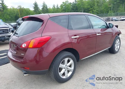 2010 Nissan Murano S z USA, uszkodzony, nr VIN JN8AZ1MW8AW140427